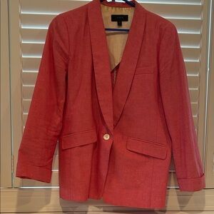 J. Crew Women's Coral pink Blazer